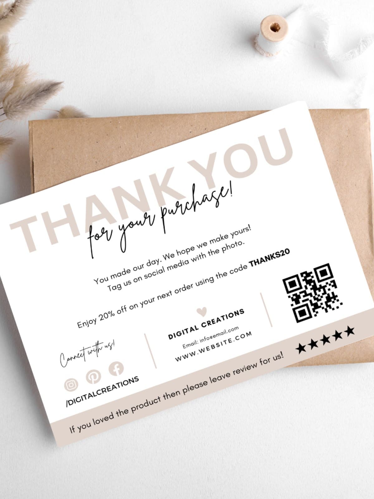 Thank You Card Printing — printing in Lagos
