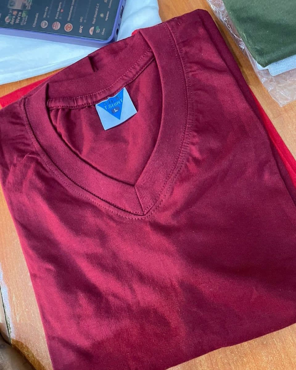V-Neck Shirt Printing — printing in Lagos